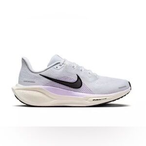 Nike Pegasus 41 Women’s size 11 Running Shoes Pure Platinum Lilac Bloom NEW